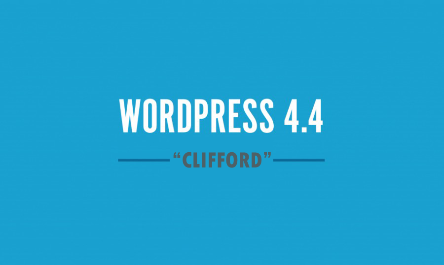 WordPress version 4.4 Clifford
